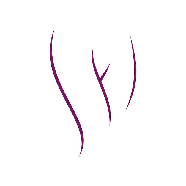 Vagina Health Care Logo Plantilla Ilustración Diseño Vector EPS 10
