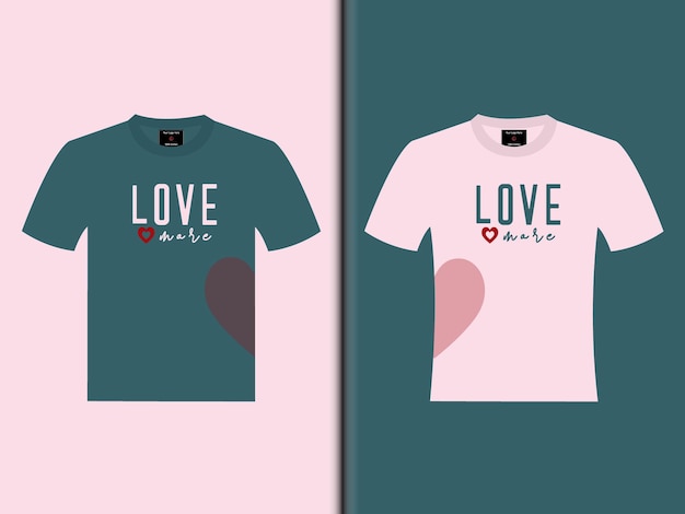 Valentine Vector T Shirt Diseño EPS Diseño personalizado