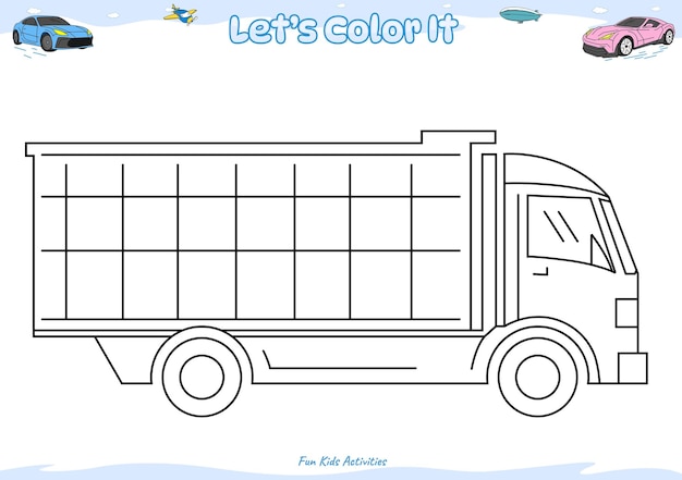 Vamos a colorear el camión