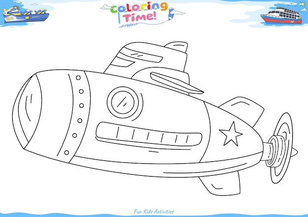 Vamos a colorearlo página de colorear dibujos animados para niños