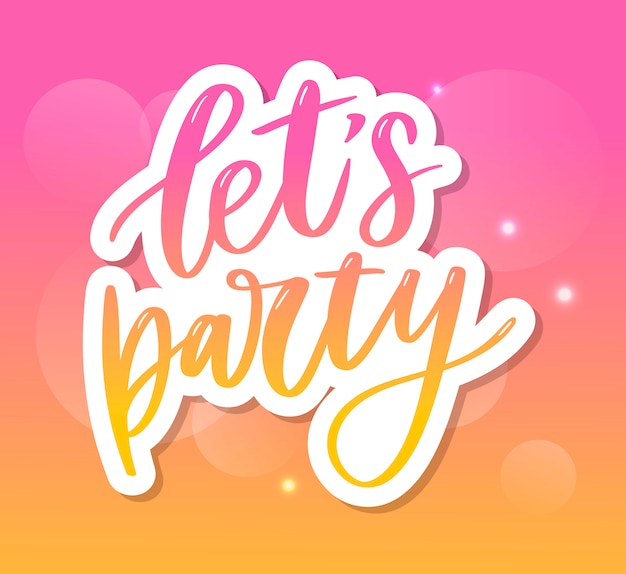 Vamos de fiesta, letras