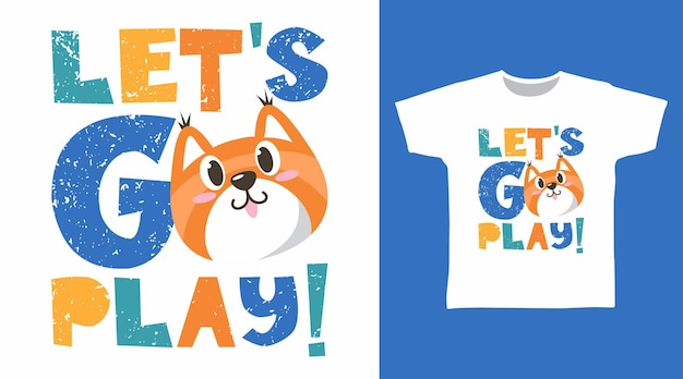 Vamos a jugar tipografía con el concepto de diseño de camisetas de gato