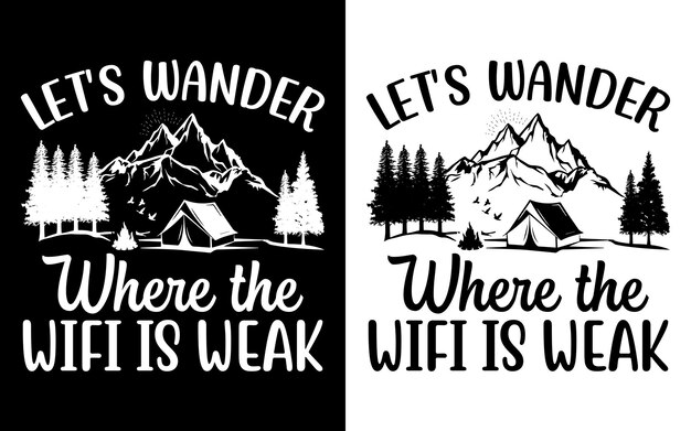 Vamos a vagar donde el WIFI es débil