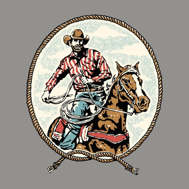 Vaquero, ilustración