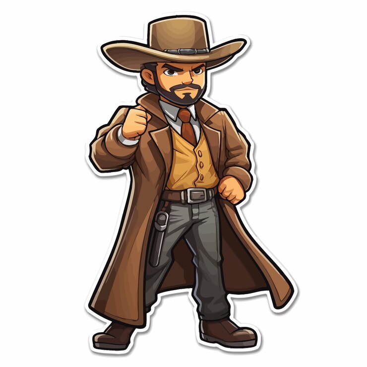Vector el vaquero.