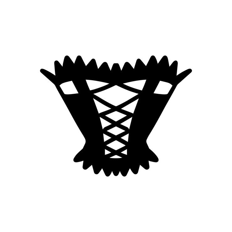 Vector variaciones de corsé festivo.