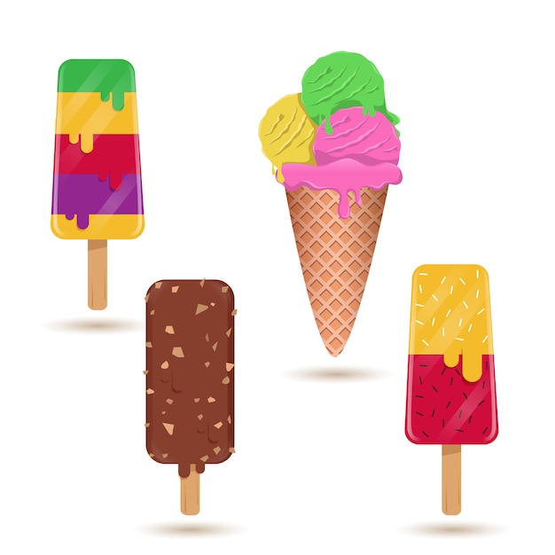 variaciones de helado