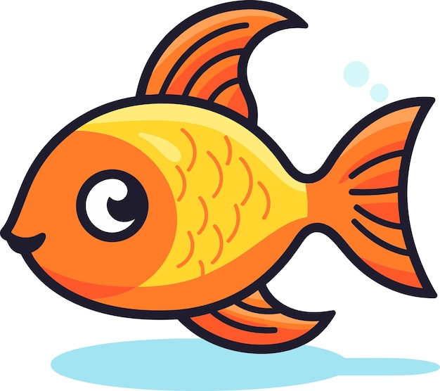 Variaciones vectorializadas que capturan los estilos de ilustración de los peces aqua dreamscape vector de peces artísticos