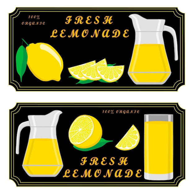 Varias limonadas naturales dulces y sabrosas