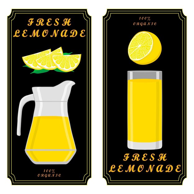 Varias limonadas naturales dulces y sabrosas