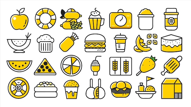 una variedad de alimentos diferentes, incluida una variedad de artículos