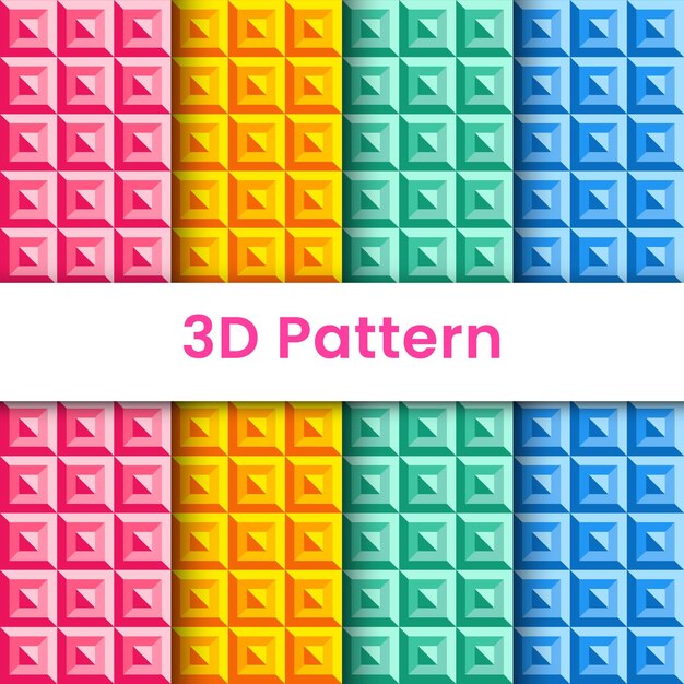 Una variedad vacía de patrones y colores vibrantes y diversos para papel de envoltura de papel tapiz