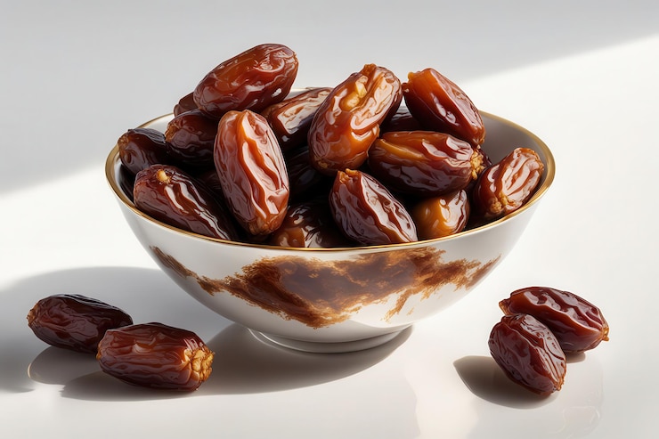 Vector varios de dátiles o kurma secos