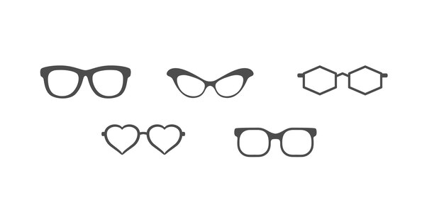 Varios marcos para gafas