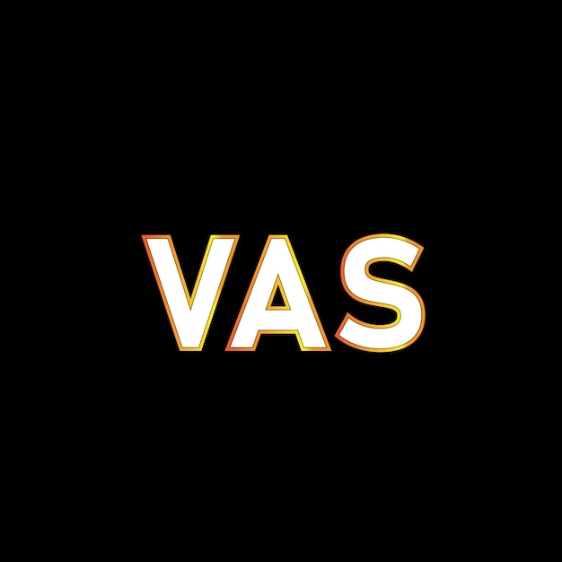 VAS VSA SAV VNS NS Diseño del logotipo abstracto