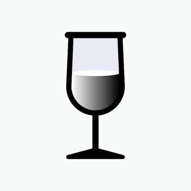Vaso de bebida Icono Bebidas Símbolo Vector