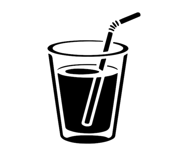 Un vaso de jugo refrescante