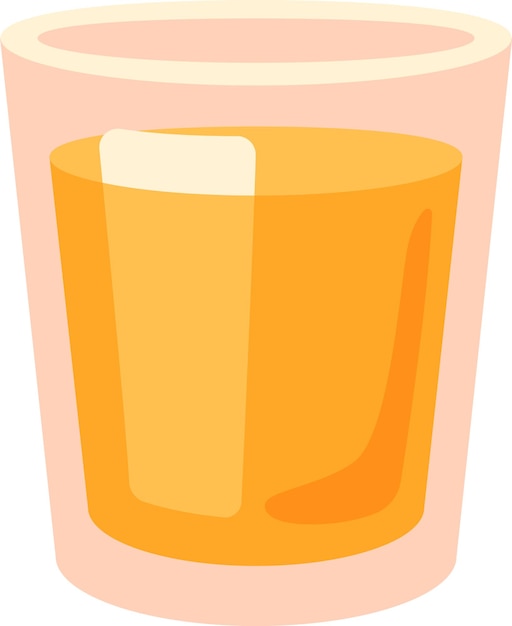 Vector vaso de jugo