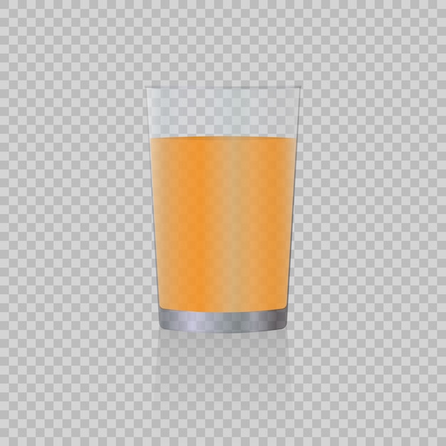 Vector vaso de jugo