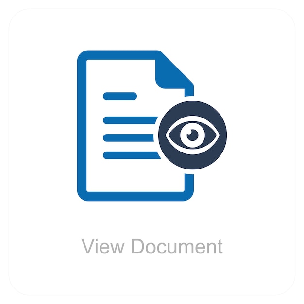 Vea el documento y encuentre el concepto de icono