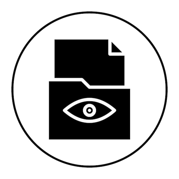 Vea la imagen vectorial del ícono del archivo Se puede usar para documentos y archivos