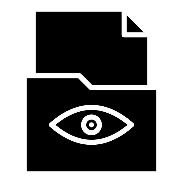 Vea la imagen vectorial del ícono del archivo Se puede usar para documentos y archivos