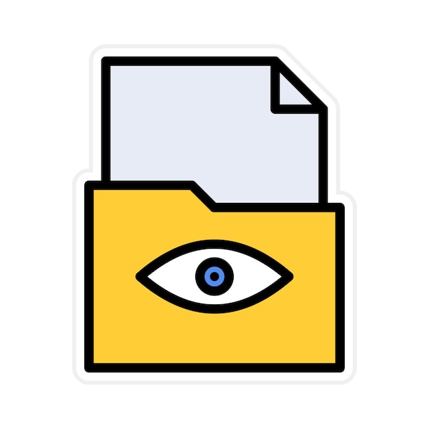 Vea la imagen vectorial del ícono del archivo Se puede usar para documentos y archivos