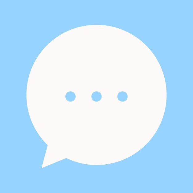 Vector 3d correo carta mensaje chat hablar diálogo post icono signo símbolo para el sitio web de la aplicación móvil ui