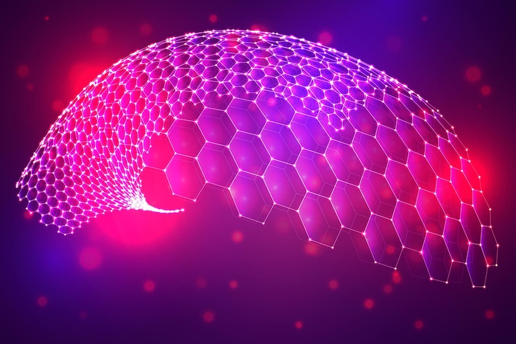 Vector vector 3d fondo ola de puntos danza geométrica