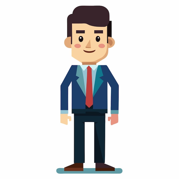 Vector 3d hombre de negocios