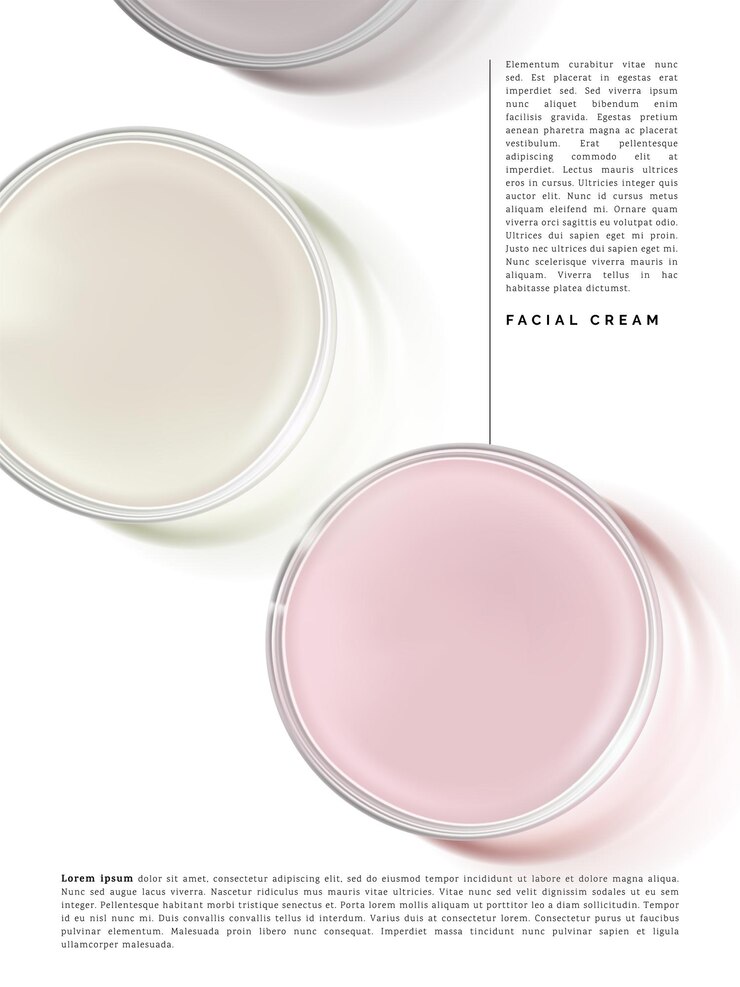 Vector 3D Ilustración Belleza Crema o Gel Tarro de acrílico transparente bajo la luz del sol para Belleza o Salud y Afiche médico o Publicidad