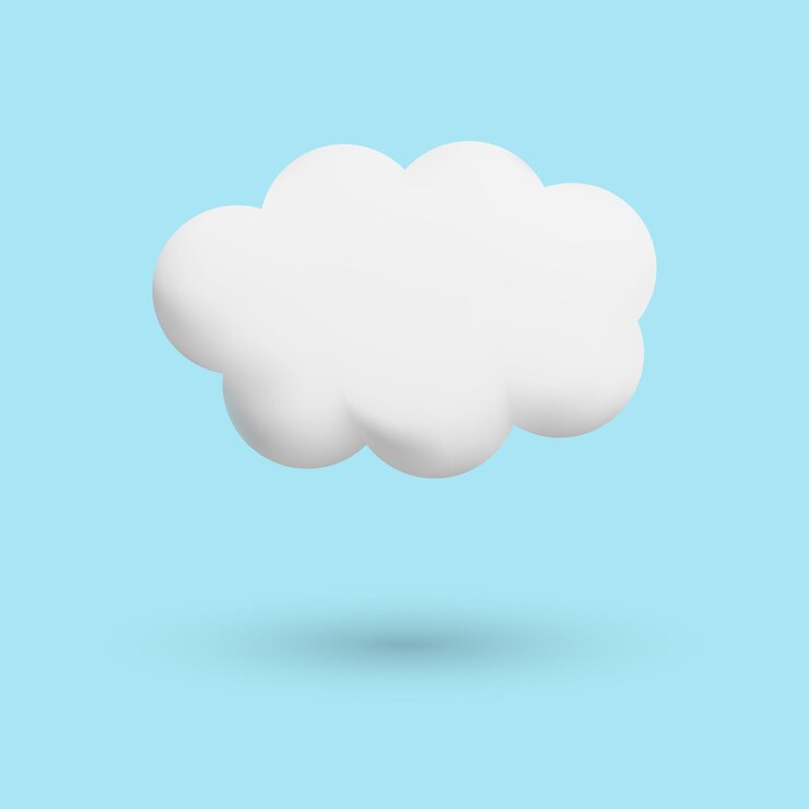 Vector vector 3d de la nube