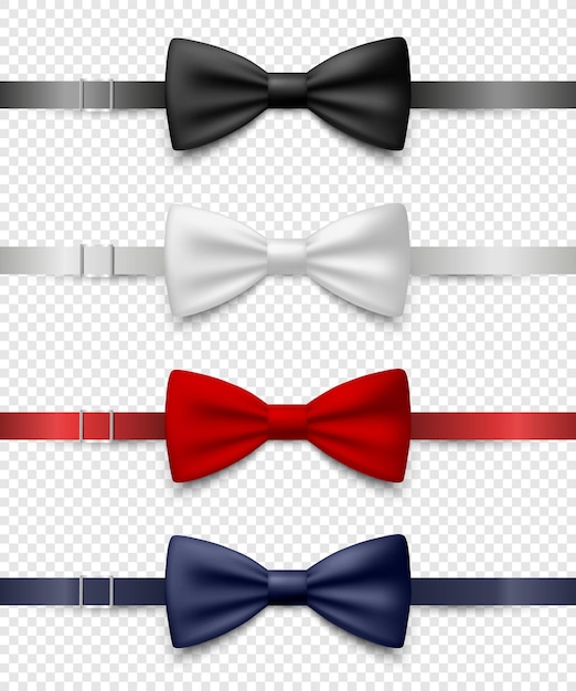 Vector 3d realista azul negro rojo blanco pajarito icono conjunto de primer plano aislado seda brillante pajarito