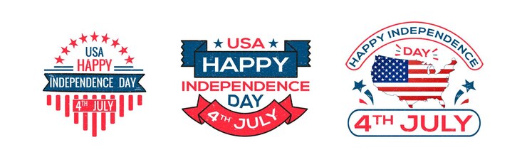 vector del 4 de julio del día de la independencia de los estados unidos