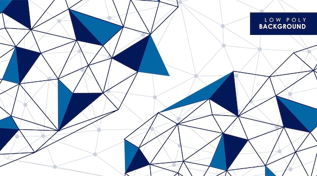 Vector Abstract Futurista de bajo poli fondo