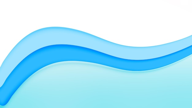 Vector abstracto azul gradiente estilo de onda plantilla de fondo powerpoint
