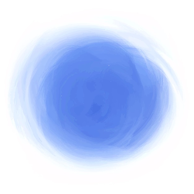 Vector abstracto azul salpicaduras acuarela diseño de fondo