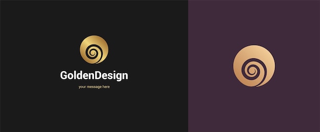 Vector abstracto círculo logo emblema diseño elegante moderno estilo minimalista vector ilustración Premium negocio geométrico logotipo símbolo para identidad corporativa