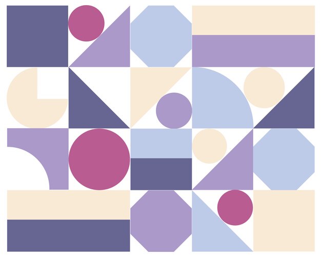 Vector abstracto colorido fondo geométrico