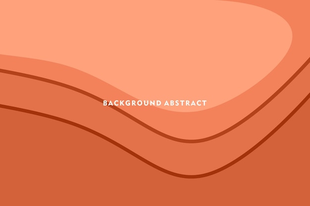 Vector abstracto de fondo naranja moderno Ilustración