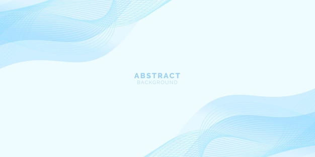 Vector abstracto fondo de ondas azules suaves ilustraciones vectoriales modernas