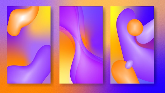 Vector abstracto de fondo sitio web móvil y historias de Instagram
