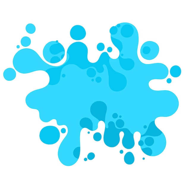 Vector abstracto forma compleja líquido mancha imagen de punto como plantilla para el fondo dinámico de color