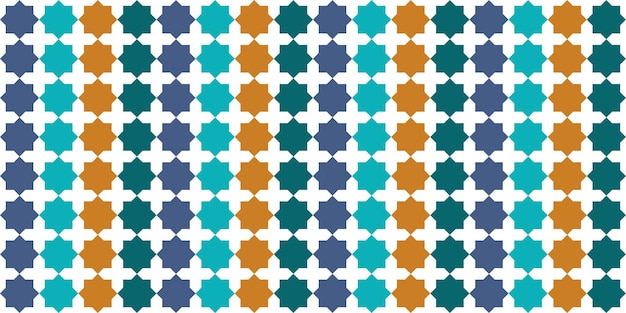 Vector abstracto geométrico fondo islámico Bas sur des ornamentos étnicos musulmanes Rayures en