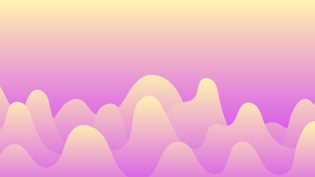 Vector abstracto gradiente de fondo onda líquida rosada