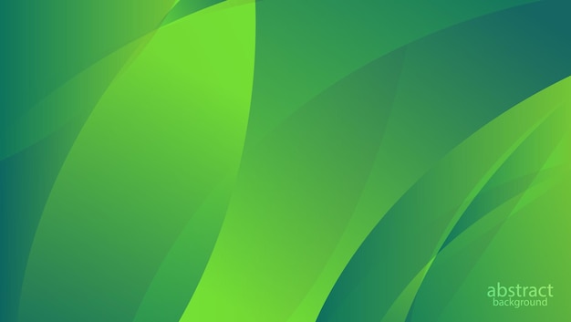 Vector abstracto gradiente verde fondo geométrico