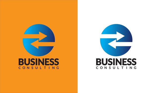 Vector abstracto de gráfico de barras financieras y diseño de logotipo