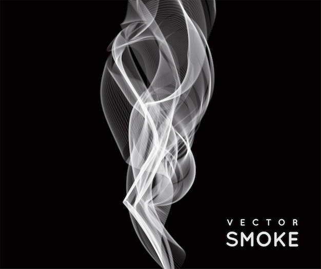 Vector abstracto humo fondo