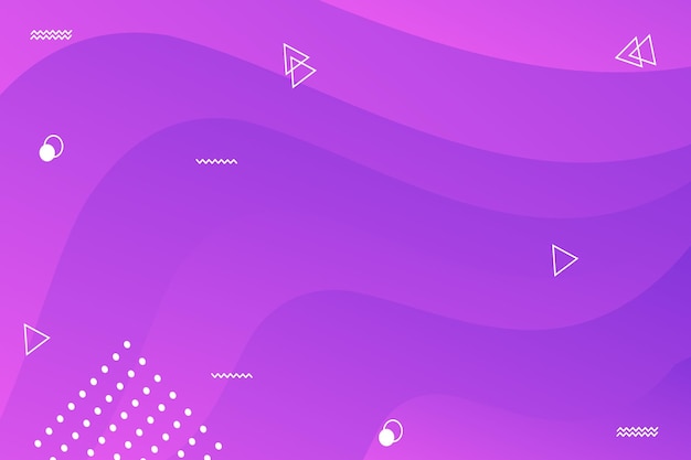 Vector abstracto línea de onda página de aterrizaje colorida diseño vectorial de fondo plano