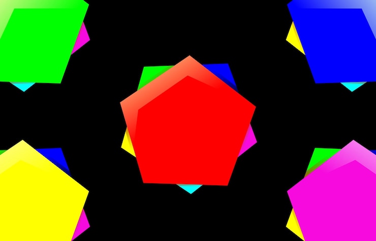 Vector vector abstracto lujo moderno fondo de ondas geométricas
